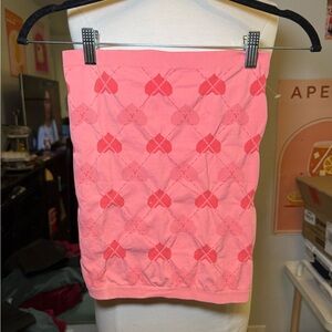 FP Movement by Free People Pink Heart Mini Skirt